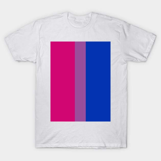 Proud Bisexual Pride Flag (Proud LGBTQ+ Community Pride Flag) T-Shirt by Teeworthy Designs